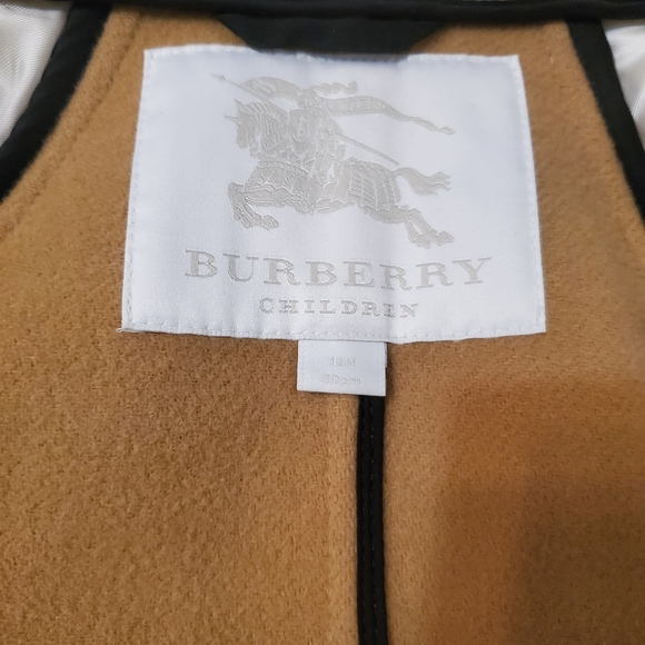 Toddlers Burberry wool coat